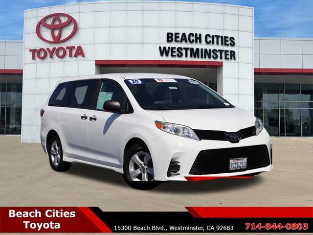 used 2020 Toyota Sienna car, priced at $23,599