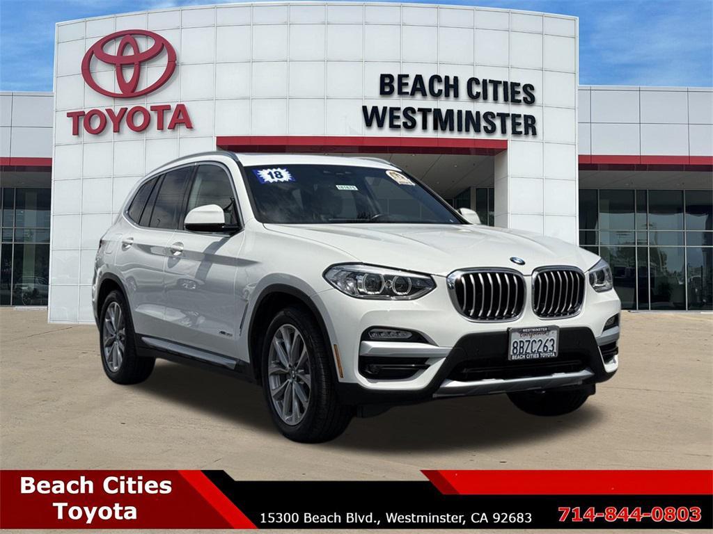 used 2018 BMW X3 car, priced at $22,460