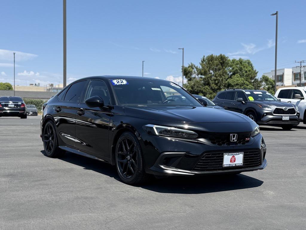 used 2022 Honda Civic Si car, priced at $25,378