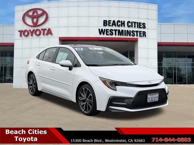 used 2022 Toyota Corolla car, priced at $21,999