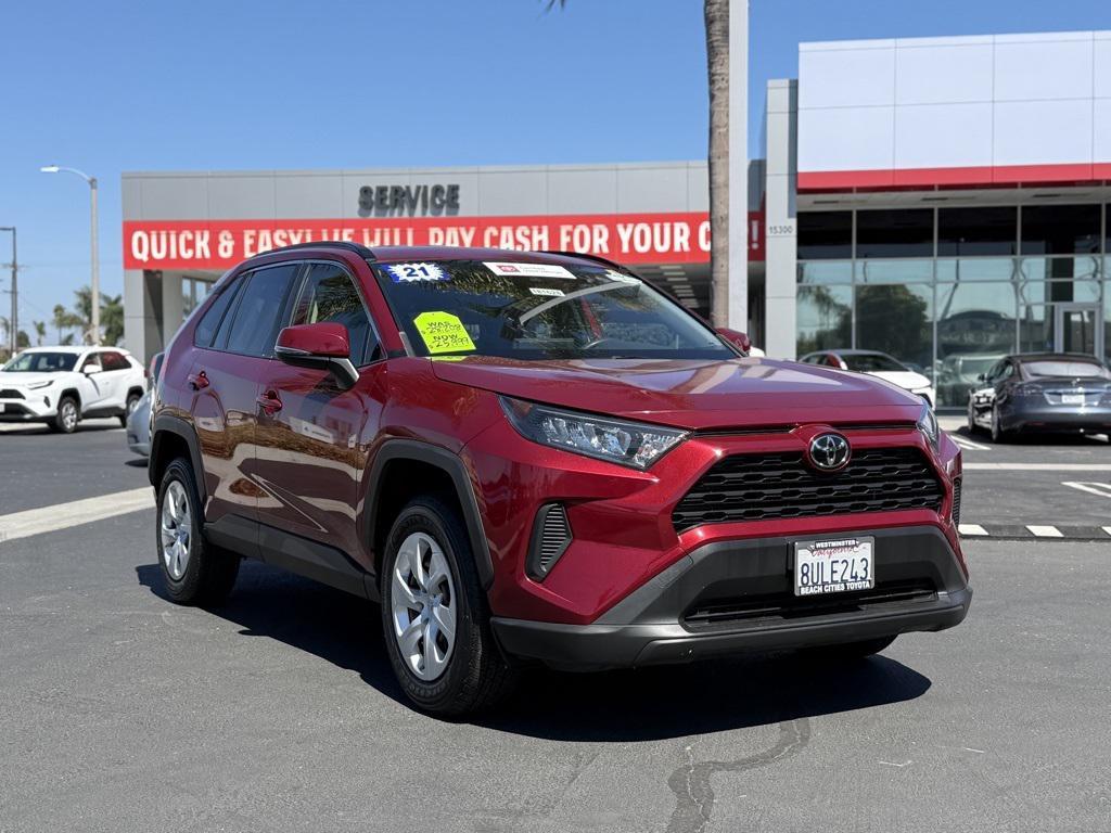 used 2021 Toyota RAV4 car, priced at $25,999