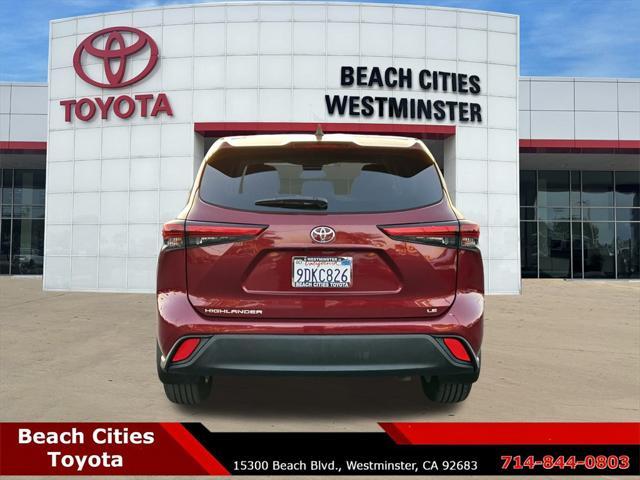 used 2022 Toyota Highlander car, priced at $32,659