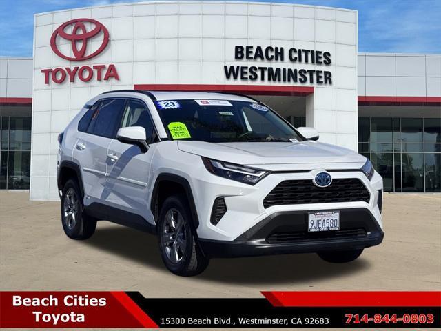 used 2023 Toyota RAV4 Hybrid car, priced at $33,402