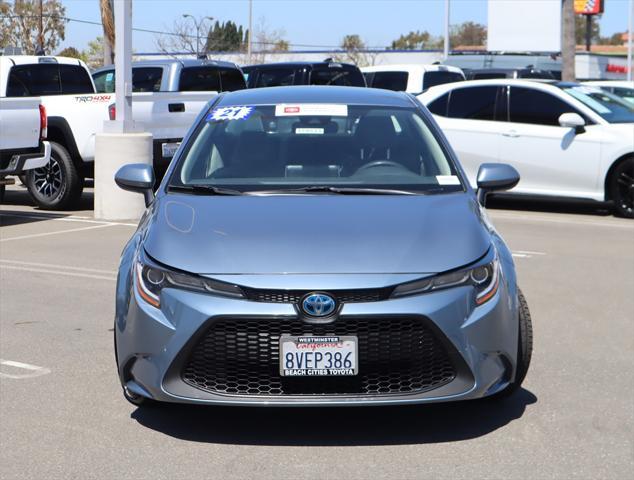 used 2021 Toyota Corolla Hybrid car, priced at $19,565