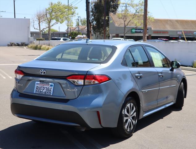 used 2021 Toyota Corolla Hybrid car, priced at $19,565