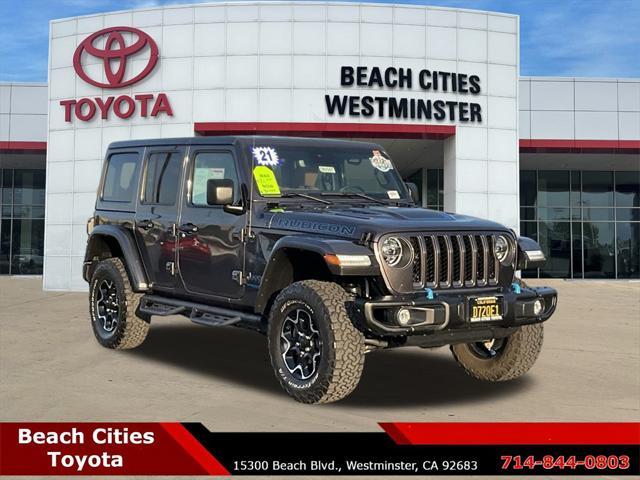 used 2021 Jeep Wrangler Unlimited 4xe car, priced at $34,599