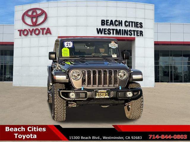 used 2021 Jeep Wrangler Unlimited 4xe car, priced at $34,599