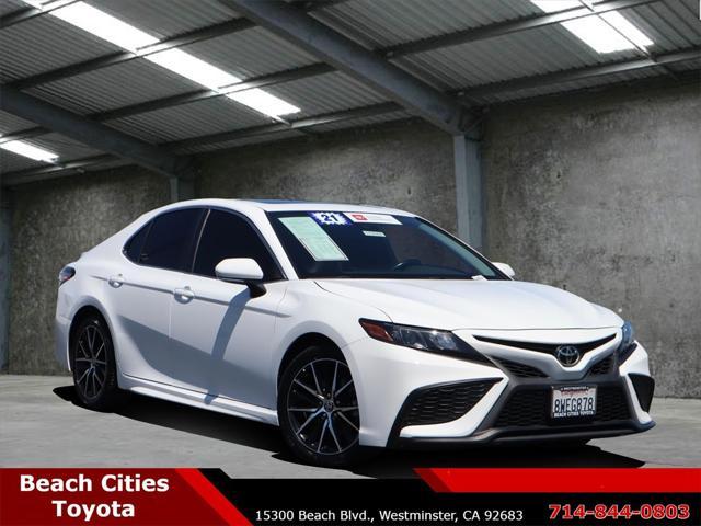 used 2021 Toyota Camry car, priced at $23,603