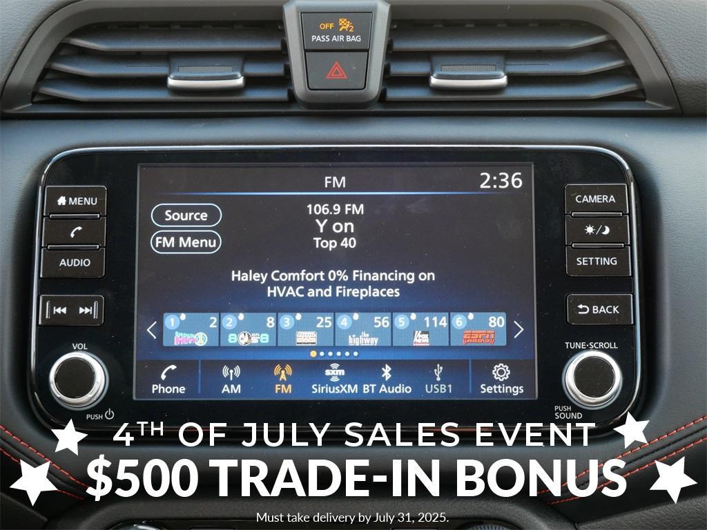 new 2025 Nissan Versa car, priced at $23,176