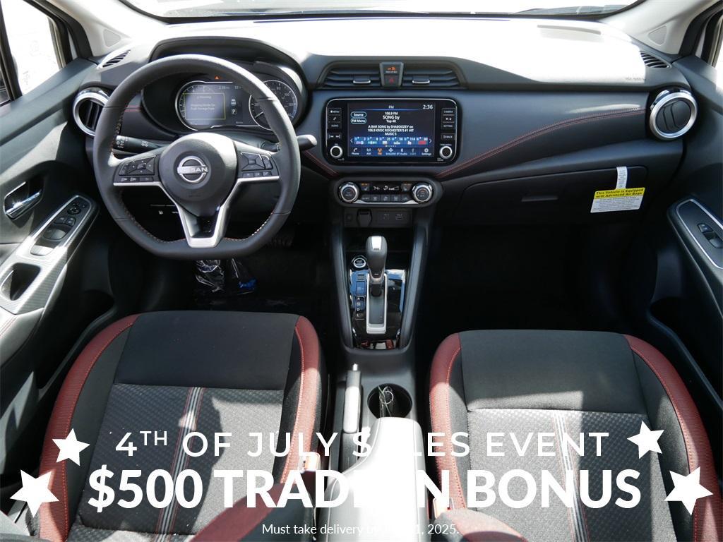 new 2025 Nissan Versa car, priced at $23,176