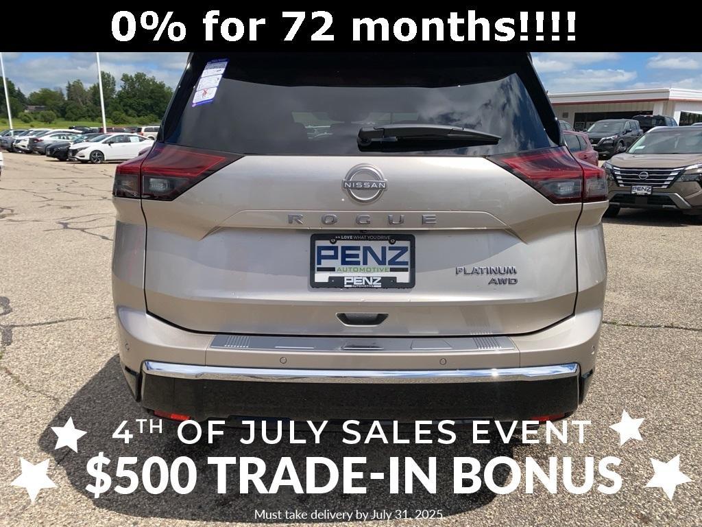 new 2025 Nissan Rogue car, priced at $45,065