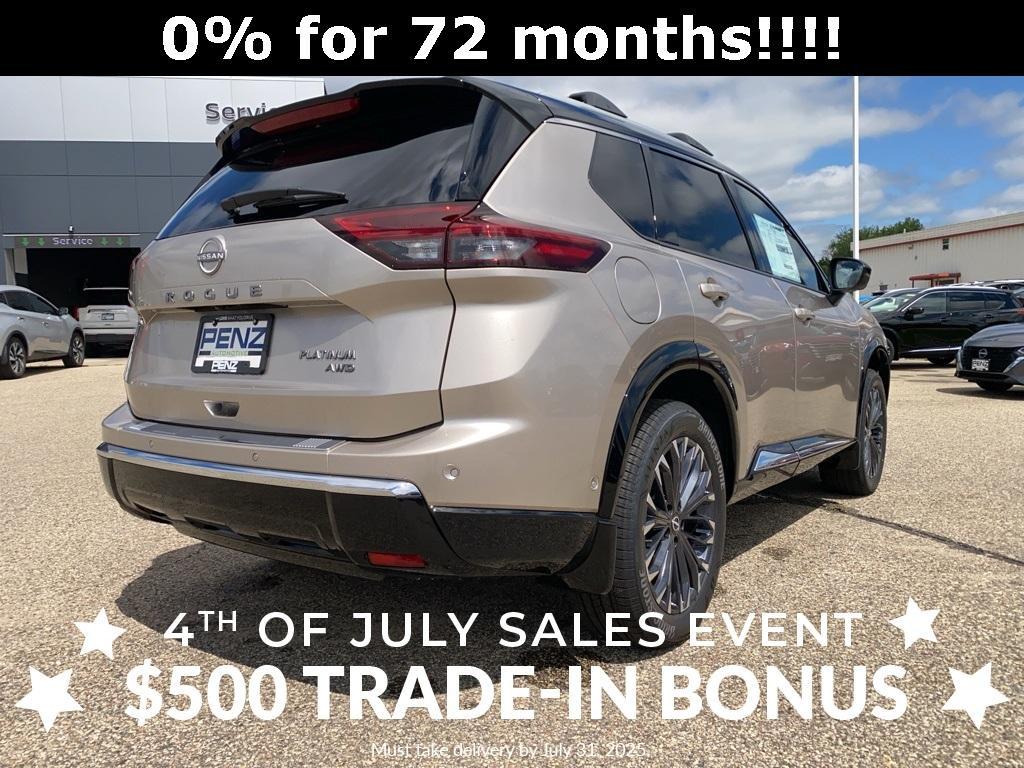 new 2025 Nissan Rogue car, priced at $45,065
