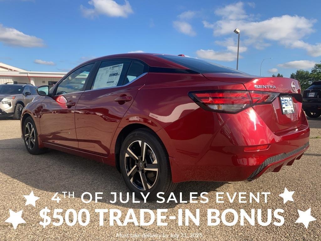 new 2025 Nissan Sentra car, priced at $24,223