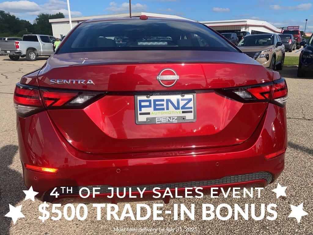 new 2025 Nissan Sentra car, priced at $24,223