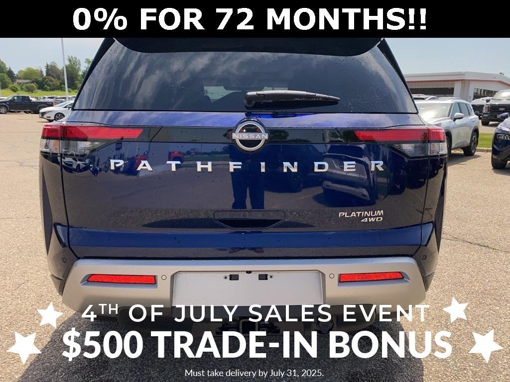 new 2025 Nissan Pathfinder car, priced at $54,780