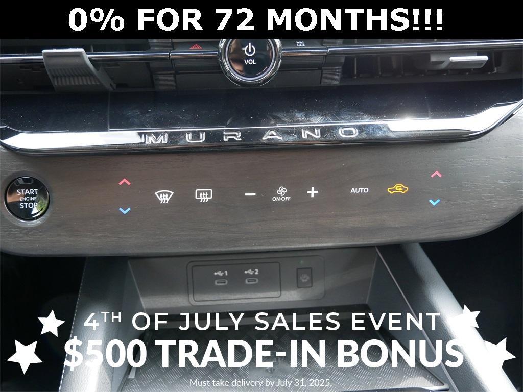 new 2025 Nissan Murano car, priced at $50,161