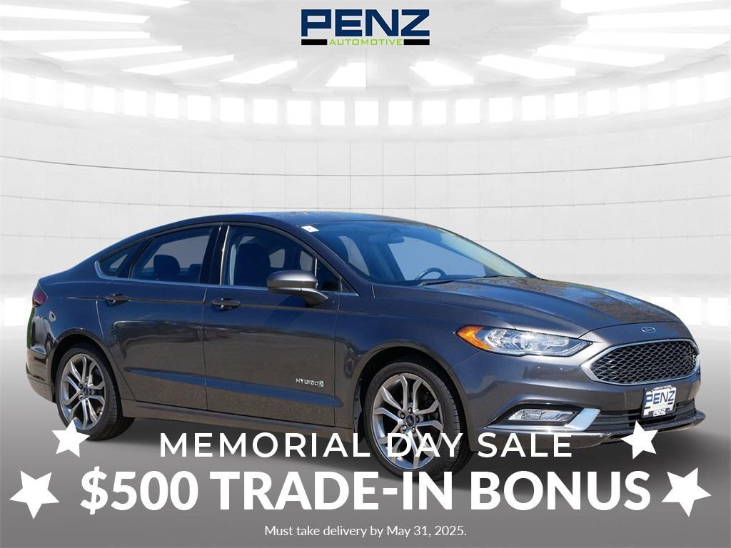 used 2017 Ford Fusion Hybrid car, priced at $8,400