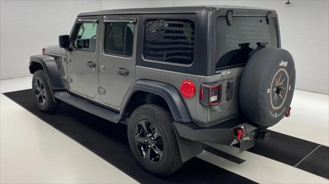 used 2020 Jeep Wrangler Unlimited car, priced at $27,247