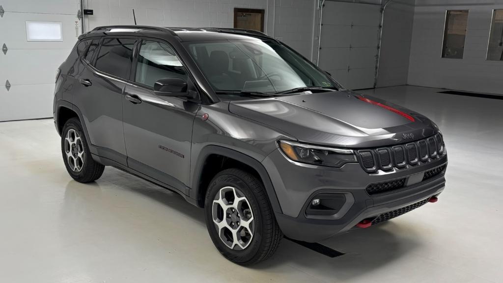 used 2022 Jeep Compass car, priced at $27,800