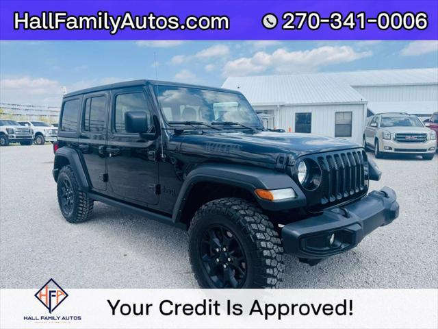 used 2021 Jeep Wrangler Unlimited car, priced at $33,999