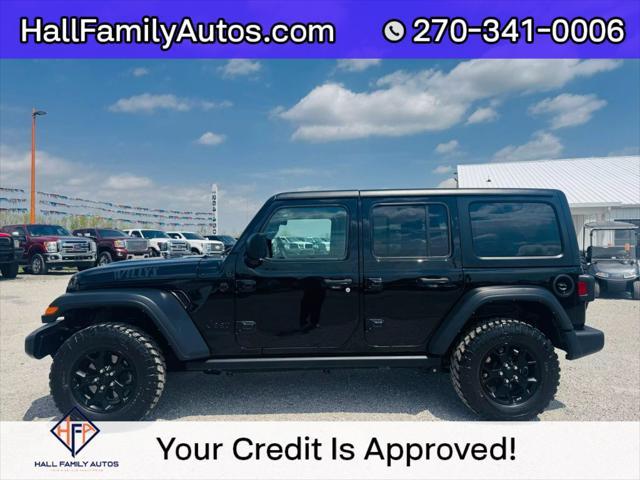 used 2021 Jeep Wrangler Unlimited car, priced at $33,999