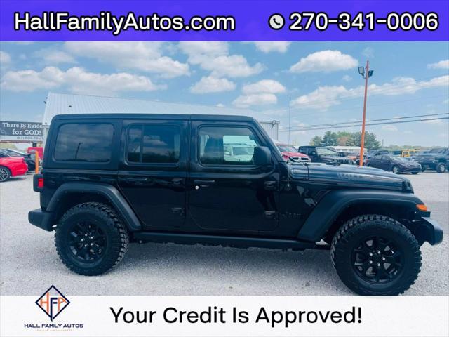 used 2021 Jeep Wrangler Unlimited car, priced at $33,999