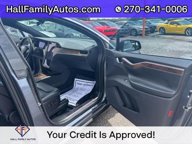 used 2020 Tesla Model X car, priced at $27,999