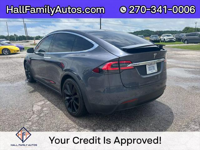 used 2020 Tesla Model X car, priced at $27,999