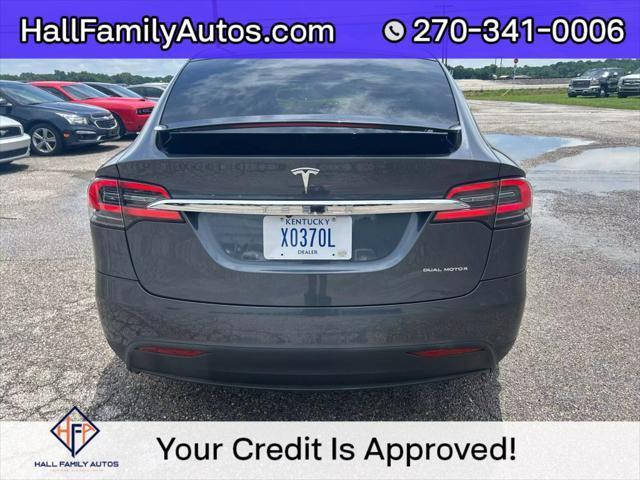 used 2020 Tesla Model X car, priced at $27,999