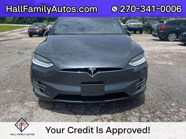 used 2020 Tesla Model X car, priced at $27,999