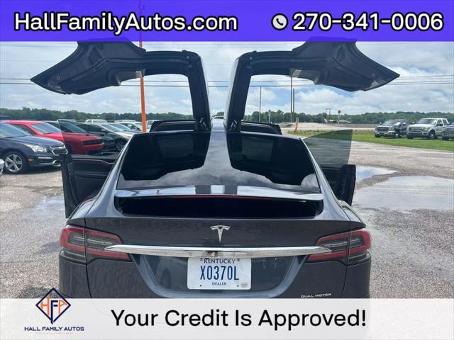 used 2020 Tesla Model X car, priced at $27,999