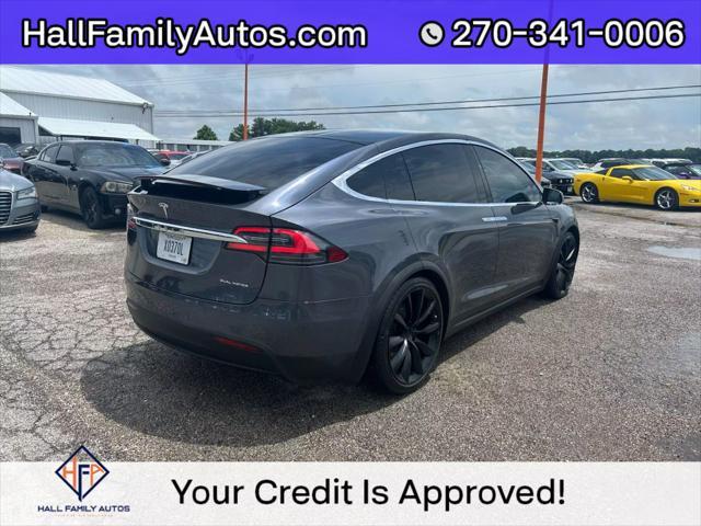 used 2020 Tesla Model X car, priced at $27,999