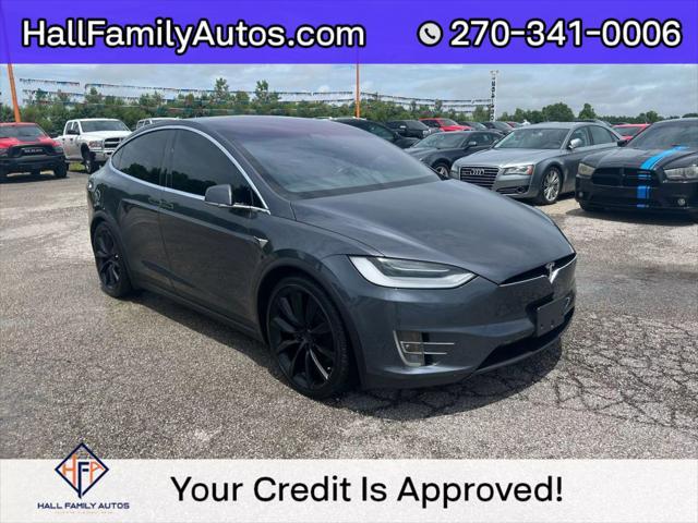 used 2020 Tesla Model X car, priced at $27,999