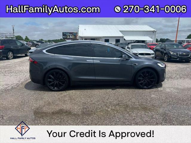 used 2020 Tesla Model X car, priced at $27,999