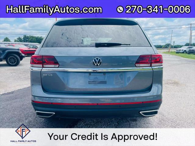 used 2021 Volkswagen Atlas car, priced at $24,999