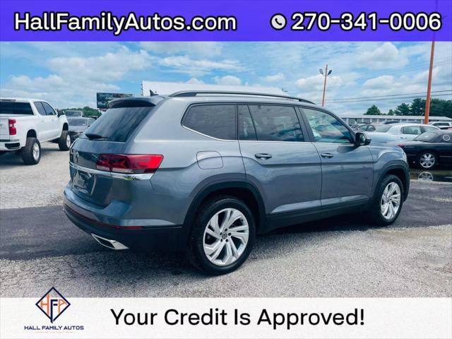 used 2021 Volkswagen Atlas car, priced at $24,999