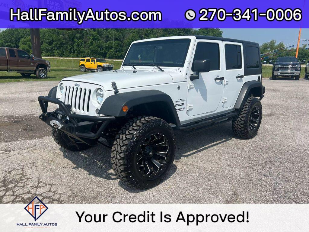 used 2016 Jeep Wrangler Unlimited car, priced at $21,999