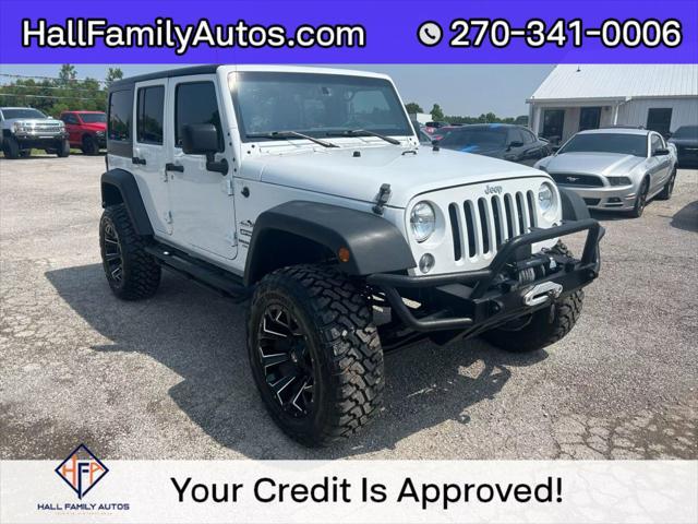 used 2016 Jeep Wrangler Unlimited car, priced at $21,999