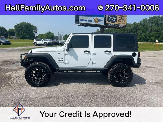 used 2016 Jeep Wrangler Unlimited car, priced at $21,999