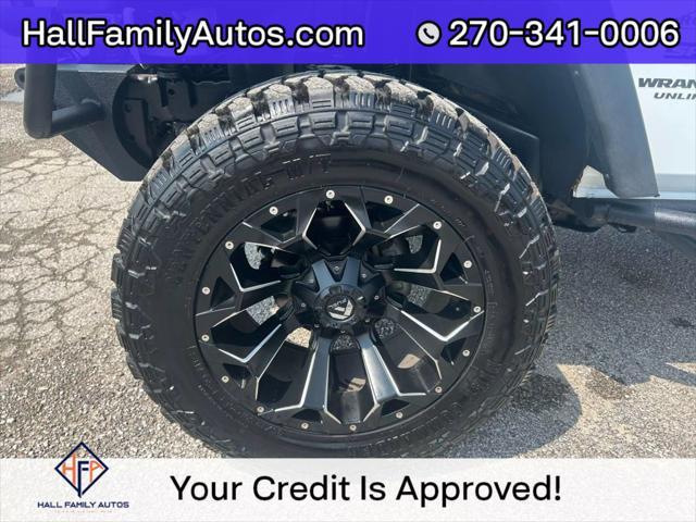 used 2016 Jeep Wrangler Unlimited car, priced at $21,999