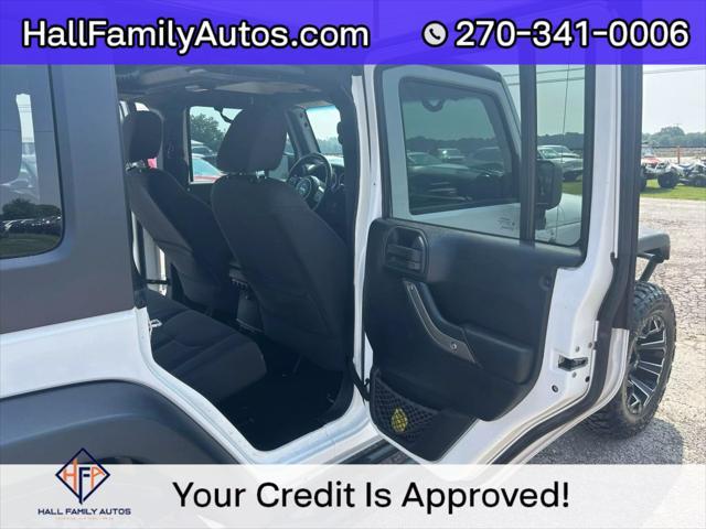 used 2016 Jeep Wrangler Unlimited car, priced at $21,999