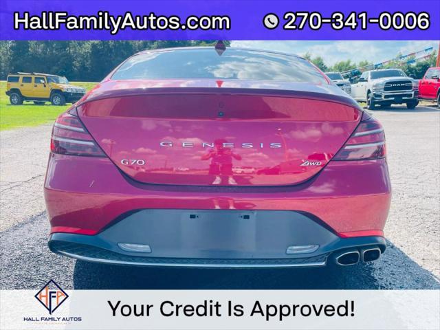 used 2023 Genesis G70 car, priced at $29,999