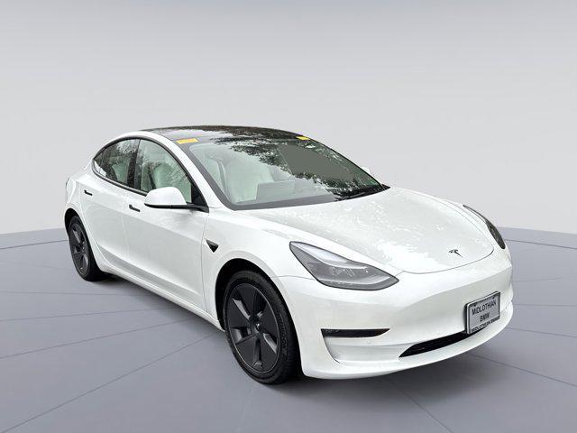 used 2022 Tesla Model 3 car, priced at $27,500