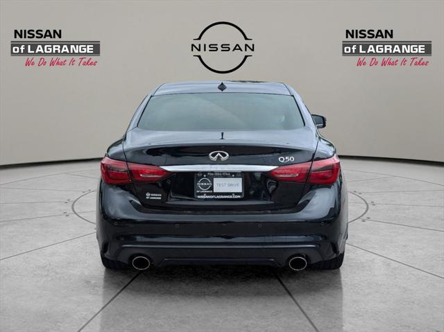 used 2021 INFINITI Q50 car, priced at $26,999