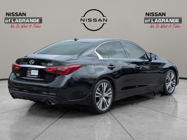 used 2021 INFINITI Q50 car, priced at $26,999