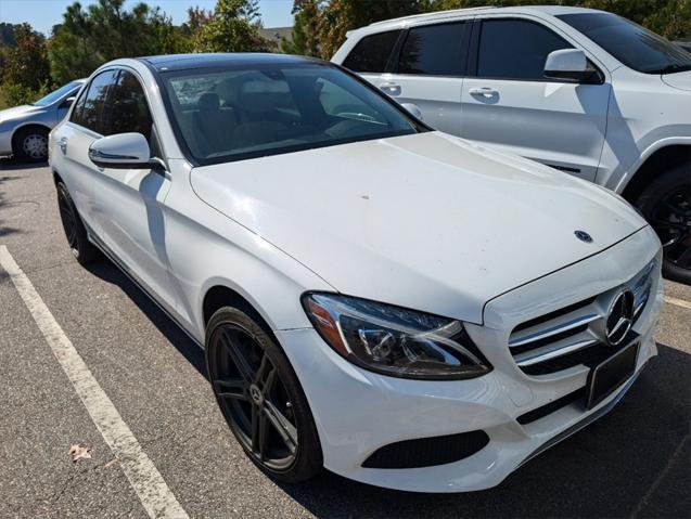 used 2018 Mercedes-Benz C-Class car, priced at $17,900