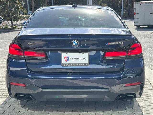 used 2022 BMW M550 car, priced at $53,000