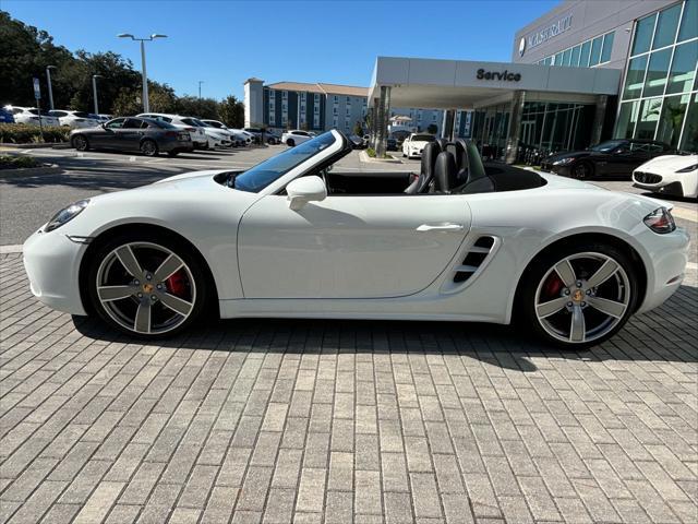 used 2018 Porsche 718 Boxster car, priced at $56,000