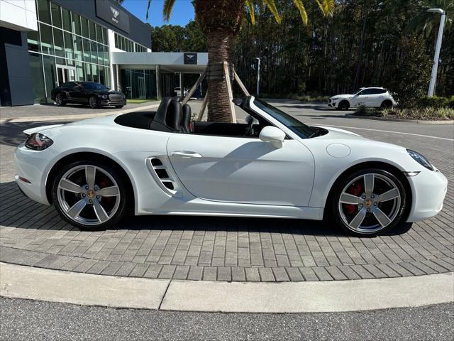 used 2018 Porsche 718 Boxster car, priced at $56,000