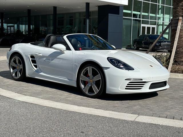 used 2018 Porsche 718 Boxster car, priced at $56,000